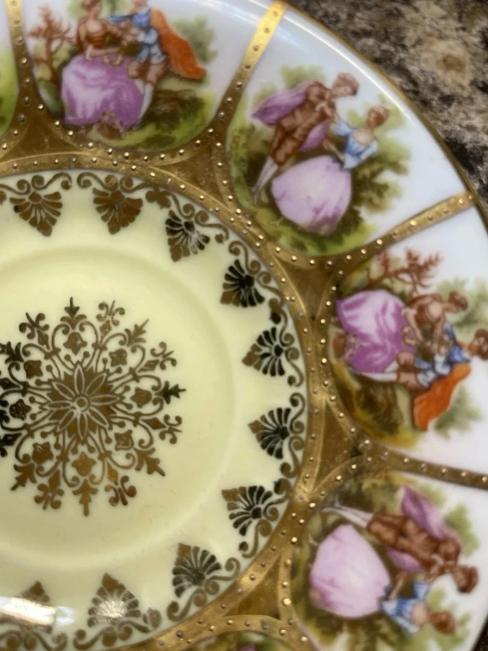 Love Story Decorative Porcelain German small dish 1940’s